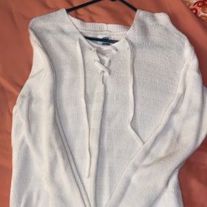 Lace up Sweater